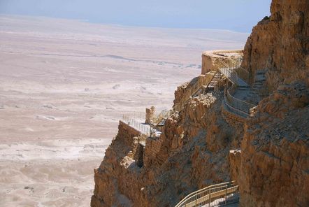 Masada, Ein Gedi And The Dead Sea From Tel Aviv
